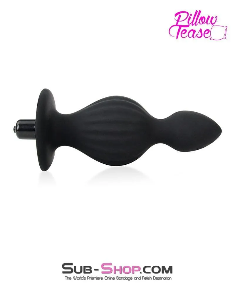 0315E      Genie in a Bottle Vibrating Silicone Huge Butt Plug - MEGA Deal