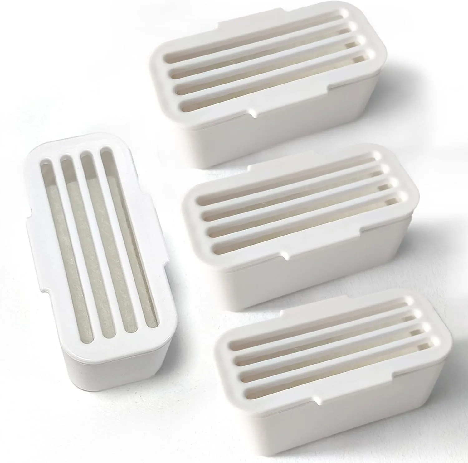 4 PCS Deodorant for PetSafe ScoopFree SmartSpin Self-Cleaning Cat Litter Box, Air Freshener for HHOLOVE Automatic Cat Litter Box, Cat Friendly Natural Plant-Based Odor Suppression