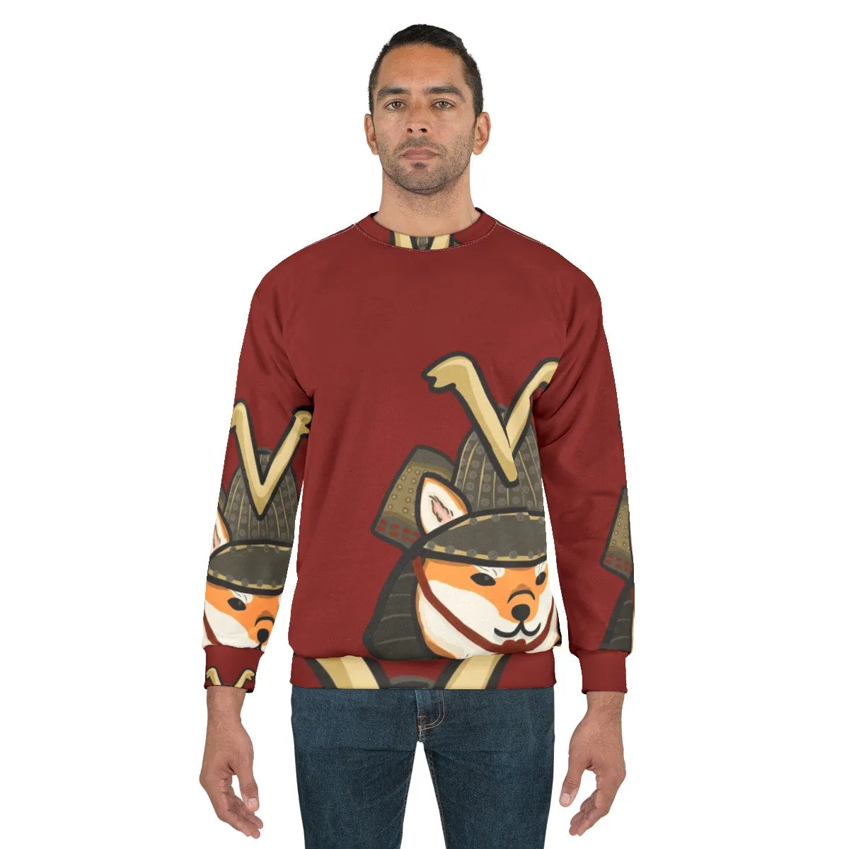 Adorable Shiba Inu Sweatshirt with Japanese Inspired Design