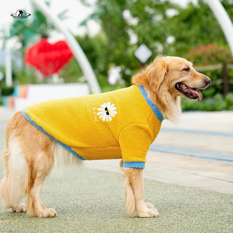 Autumn and Winter Big Dog Clothes - Keep Your Golden Retriever, Samoyed, and Large Dogs Warm with a Two-legged Coat - Ideal Pet Pellet Coat for Spring and Winter - Stylish Pet Clothes