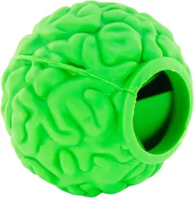 BULLOCK Long Lasting Treat Ball for Dogs & Cats, BPA-Free Interactive Dog Toys, Bite-Resistant Treat Dispenser for All Breed Sizes, Ideal as Dog Puzzle Toy, Teething & Training Exercise (3.2" / Green)