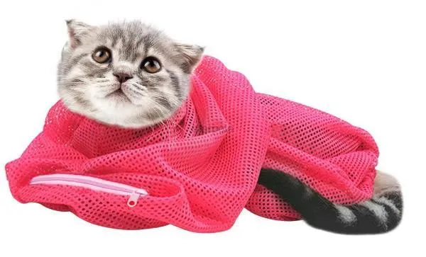 Cat Grooming Mesh Bag