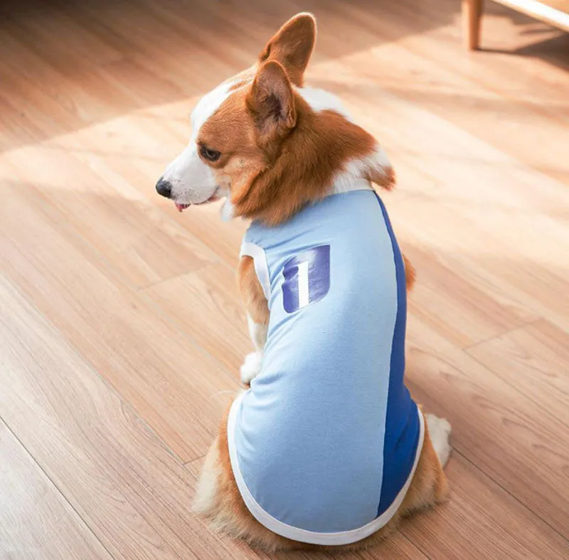 Corgi Pug Bull dog summer thin spring vest