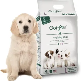 Disposable Dog Pee Pads [23x23] Underpads for Surface Protection and Puppie Trainning. High Absorbency Leak Proof Pads with Tapes. Great Value Dog Pads (L, 30, Count)