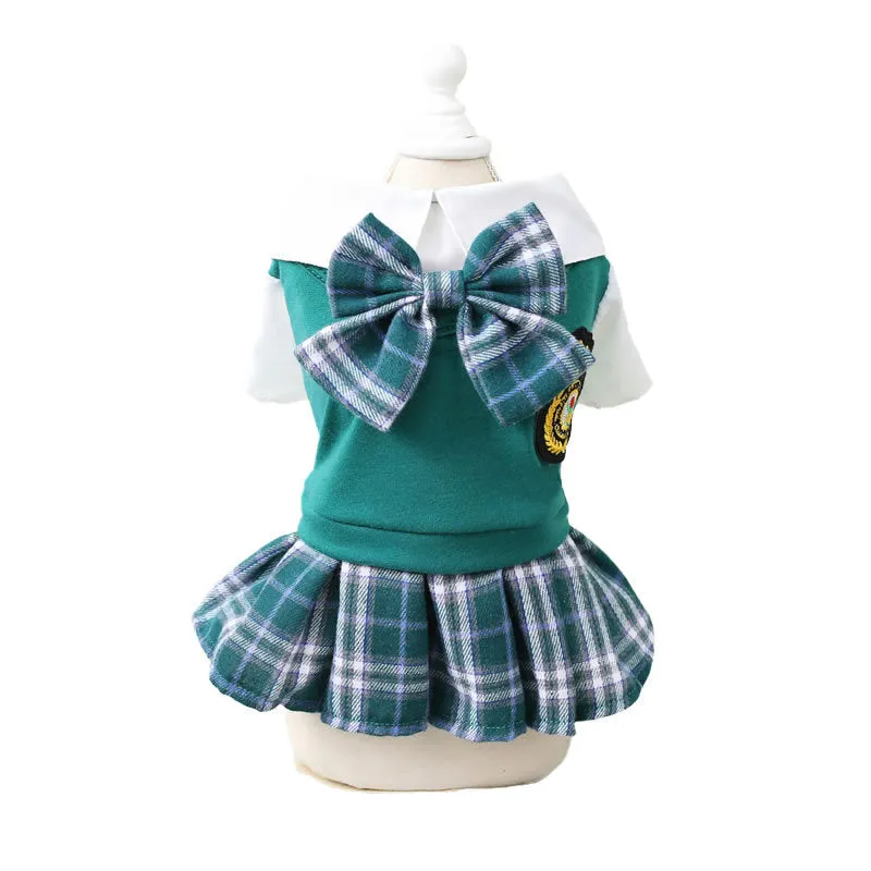 Dog Clothes Spring & Summer | New Teddy & Bichon Casual Fashion Pet Clothes | 2024 College Style Couple Suit