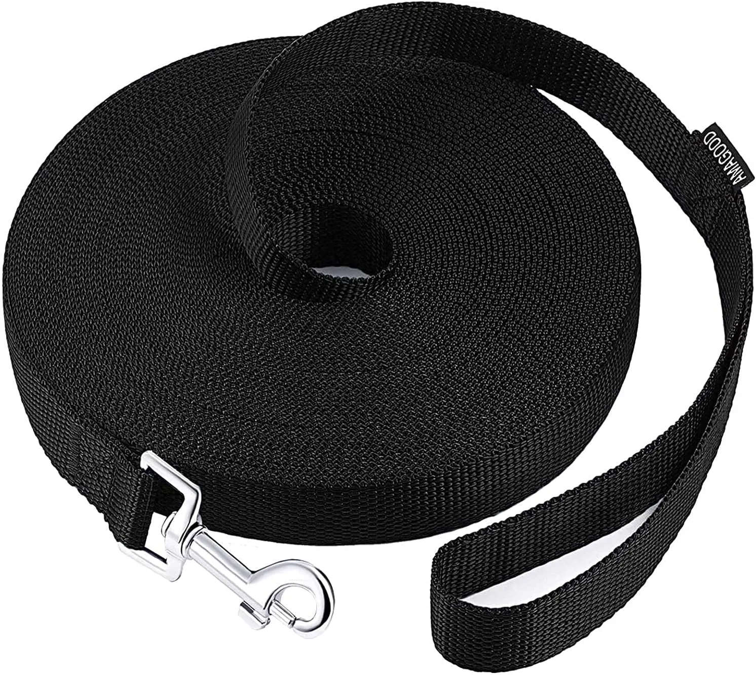 Dog Leashes,Long Dog Leashes for Puppy Training,15FT 20FT 30FT 50FT 100 FT Long Puppy Lead for Large Medium Small Dogs Outside Walking, Playing(30 feet, Black)