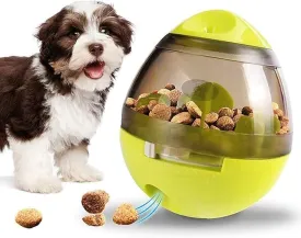 Dog Toys, Interactive Pet Toy Balls, Funny Slow Feeding Dog Feeder, Feeder Treats for Dogs and Cats, Kibble Dispenser (Green)