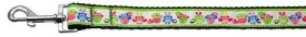 Easter Birdies Nylon Ribbon Dog Collars 1 wide 4ft Leash