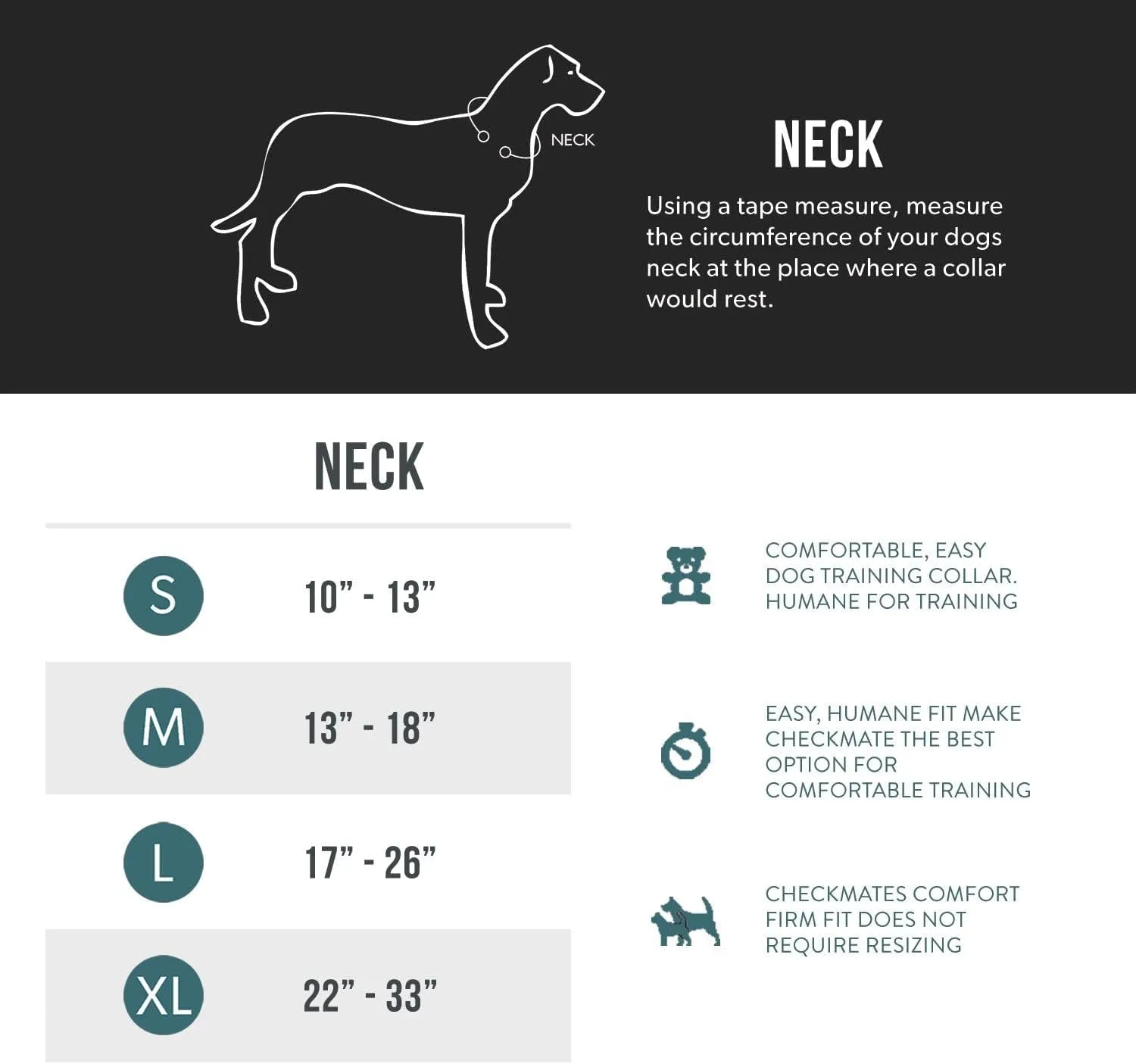 EzyDog Checkmate Martingale Collar for Dogs  Premium Nylon Training Dog Collar for Easy Control with no Choking (X-Large, Black)
