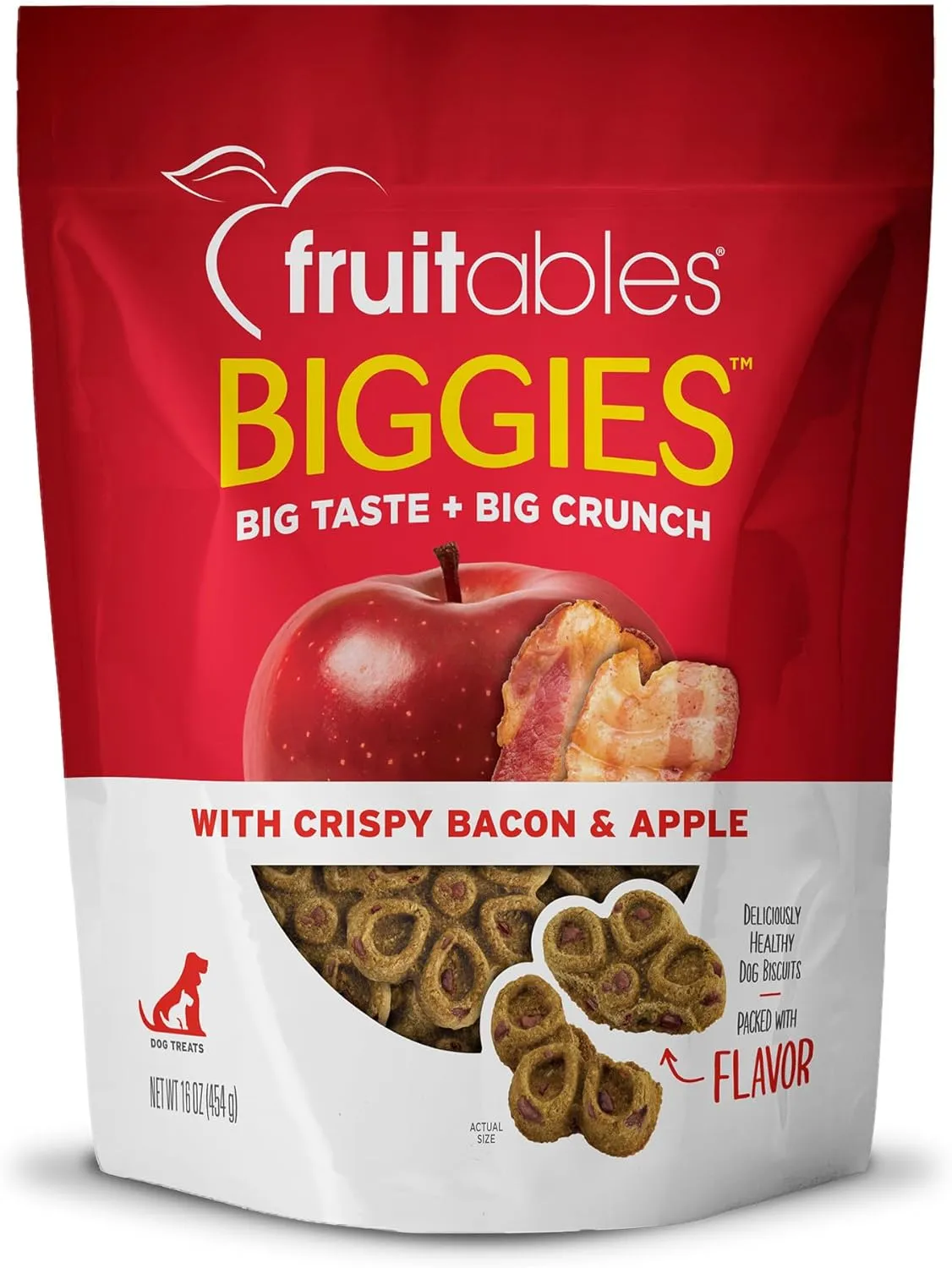 Fruitables Biggies Dog Biscuits Crunchy Dog Biscuits Made with Pumpkin