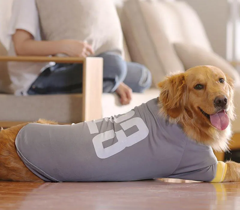 Golden Retriever Vest Samoyed Husky Border Shepherd Medium Large Dog Thin Summer Clothing