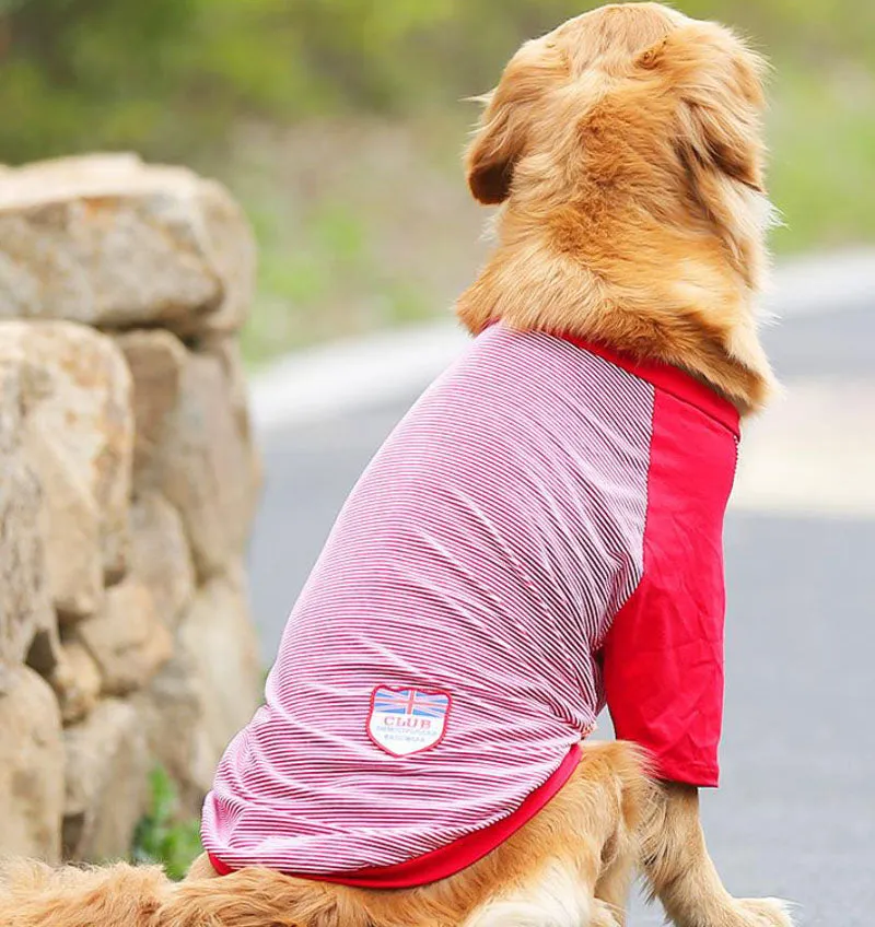 Golden Retriever Vest Samoyed Husky Border Shepherd Medium Large Dog Thin Summer Clothing
