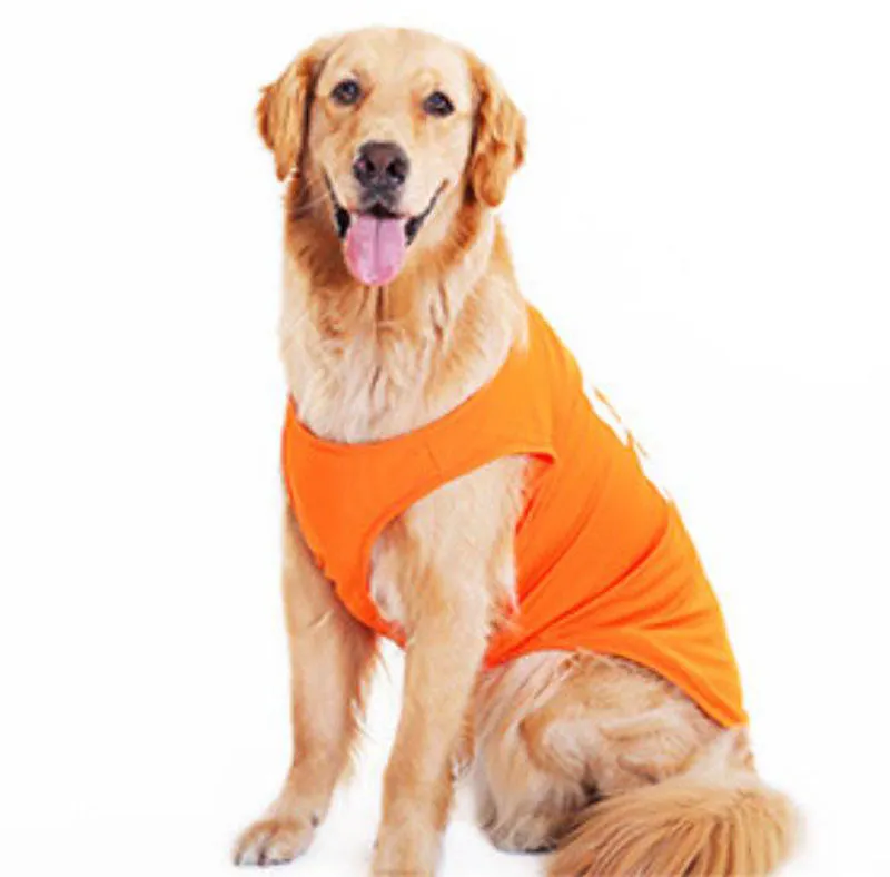 Golden Retriever Vest Samoyed Husky Border Shepherd Medium Large Dog Thin Summer Clothing