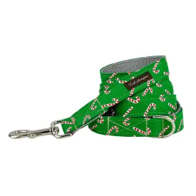 Green/Red/White Candy Cane 6ft Dog Leash - 1049