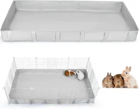Guinea Pig Cage Liner, Waterproof Liner for Guinea Pigs, Guinea Pig Bedding with Tarp Bottom for C&C Grids, Cage Liners for Guinea Pig, Bunny, Hamster, Rabbit,Not Include Cage,47 * 24 inches