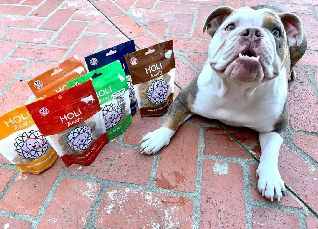 HOLI Freeze Dried Liver Treats for Dogs- All Natural Pasture Raised Healthy Beef Liver, 100% Made in USA - Single Ingredient - Human Grade - Grain Free - Diabetic Friendly