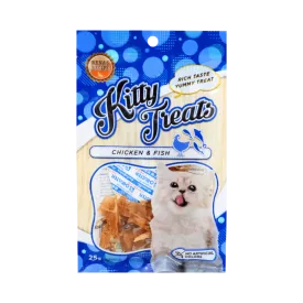 KITTY TREATS SPIRAL SOFT CHIC & FISH
