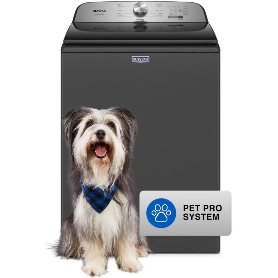 Maytag 5.5 cu. ft. Top Loading Washer with Pet Pro System TL MVW6500MBK