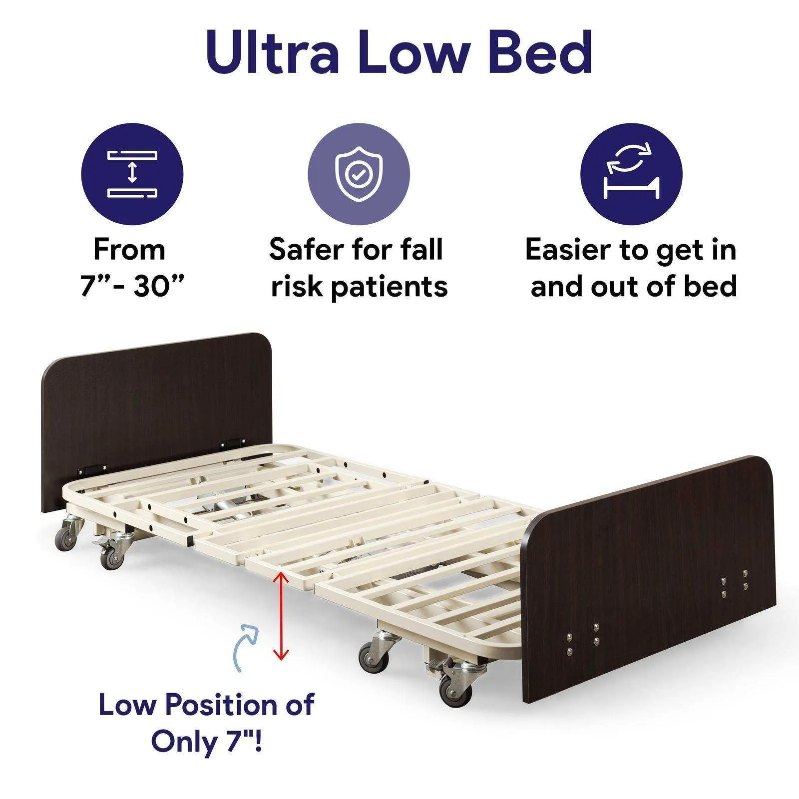 MedaCure Full Electric Hospital Bed Ultra Low
