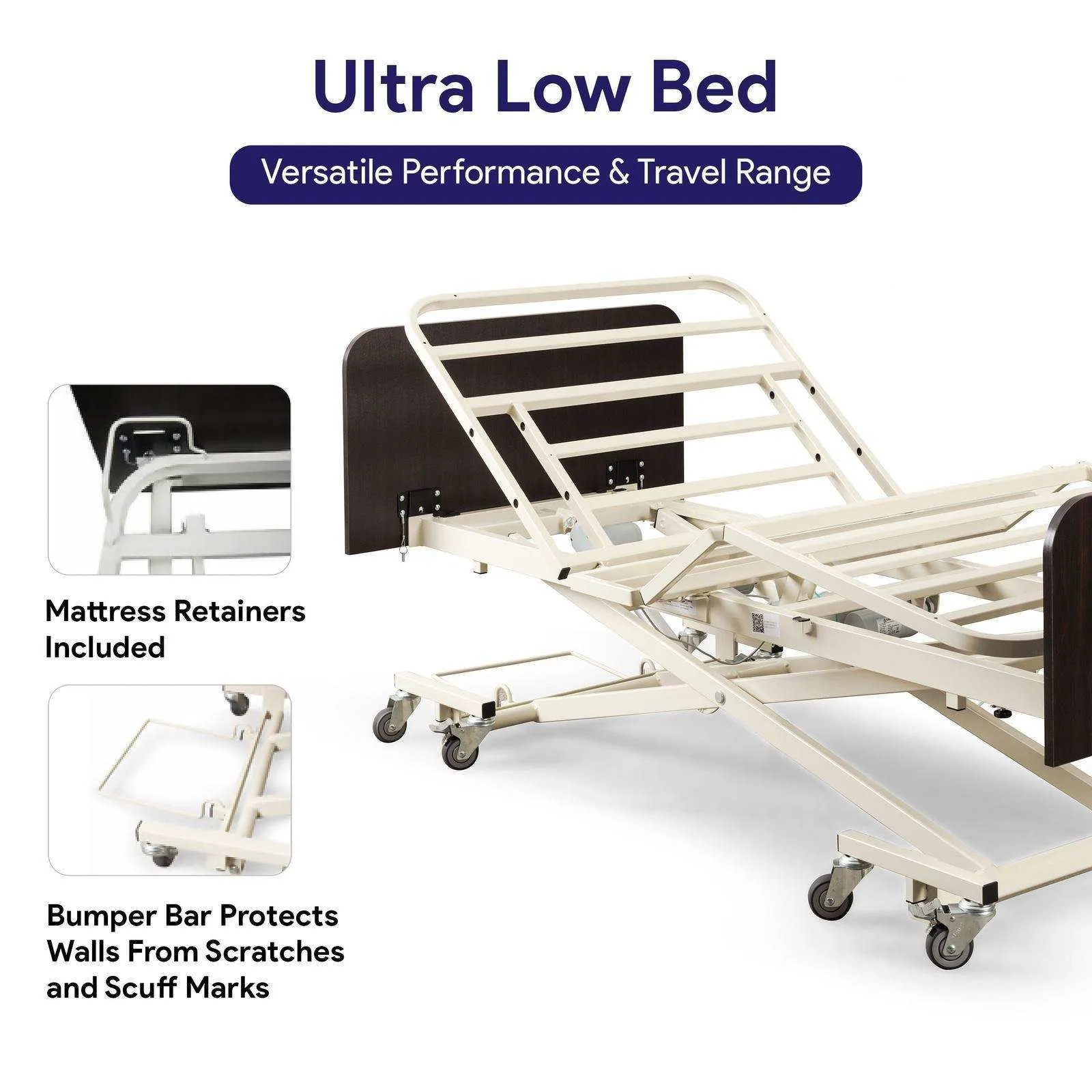 MedaCure Full Electric Hospital Bed Ultra Low