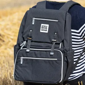 Mobile Dog Gear Black One Flap Week Away BackPack