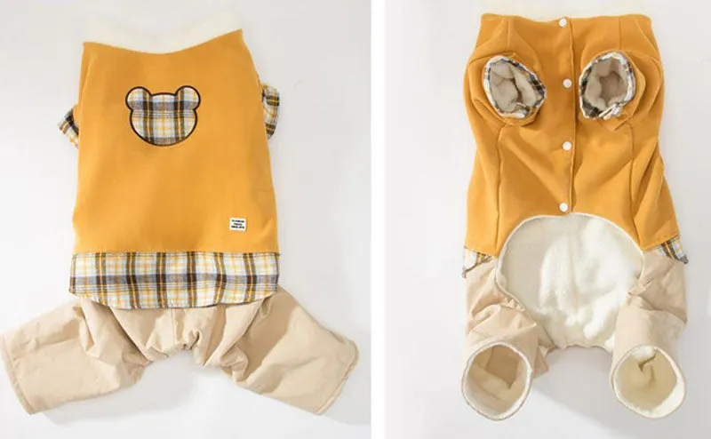 New autumn and winter warm medium and large dog pet clothes