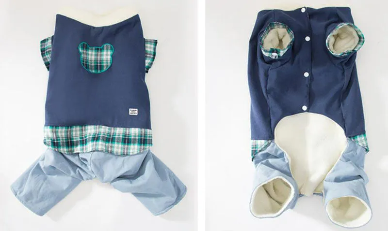 New autumn and winter warm medium and large dog pet clothes