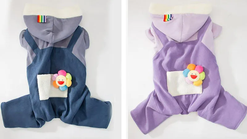 New autumn and winter warm medium and large dog pet clothes