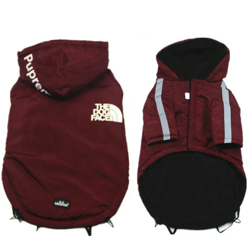 New style warm and waterproof clothes for medium and large dogs for autumn and winter