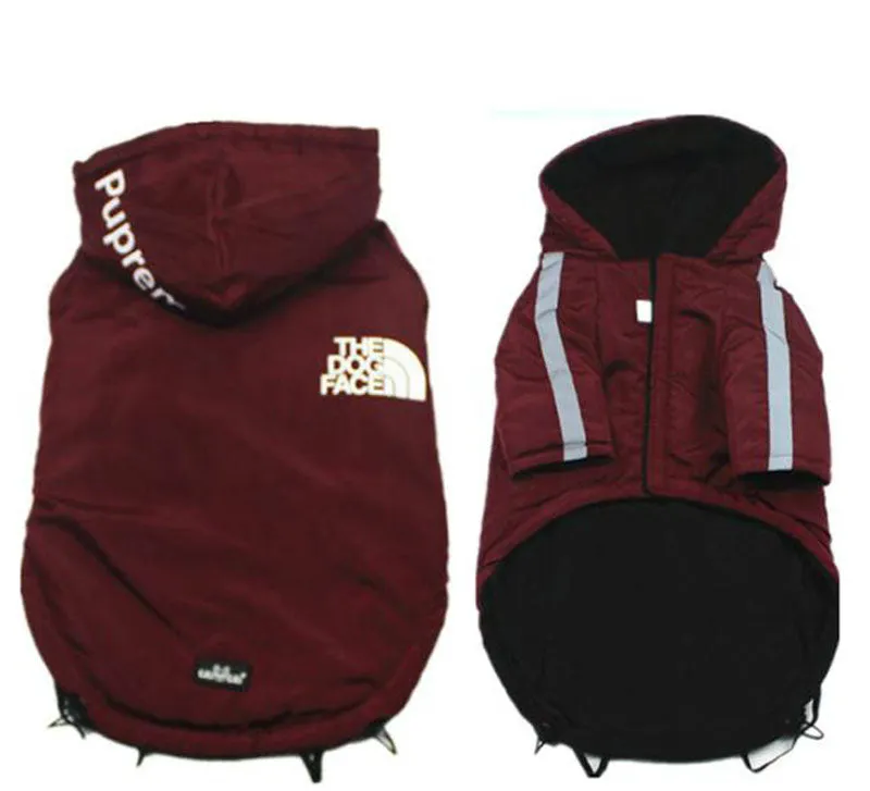 New style warm and waterproof clothes for medium and large dogs for autumn and winter