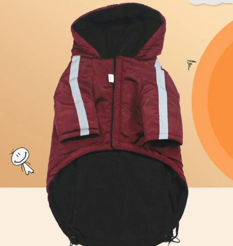 New style warm and waterproof clothes for medium and large dogs for autumn and winter