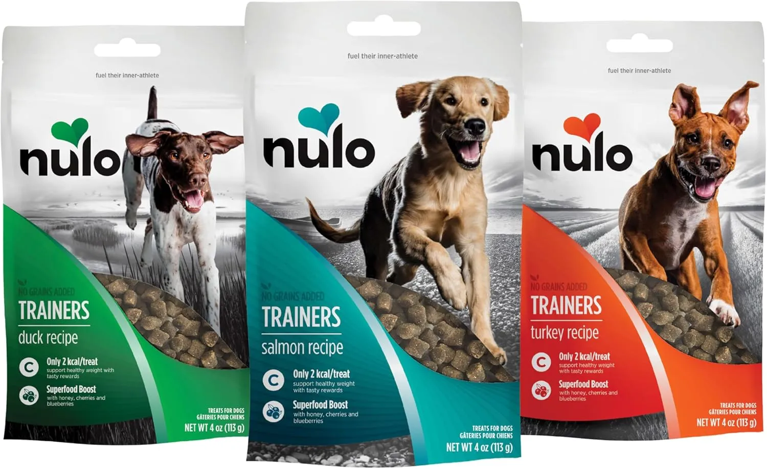 Nulo Freestyle Variety Flavors Healthy Dog & Puppy Training Treats, 4 Ounce Pouch