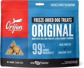 ORIJEN Freeze Dried Original Dog Treats, WholePrey Ingredients, 3.25oz