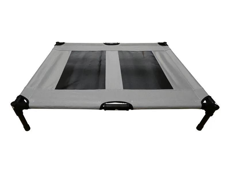 Pawise Pet Cot | Raised Comfort Dog Bed - Grey