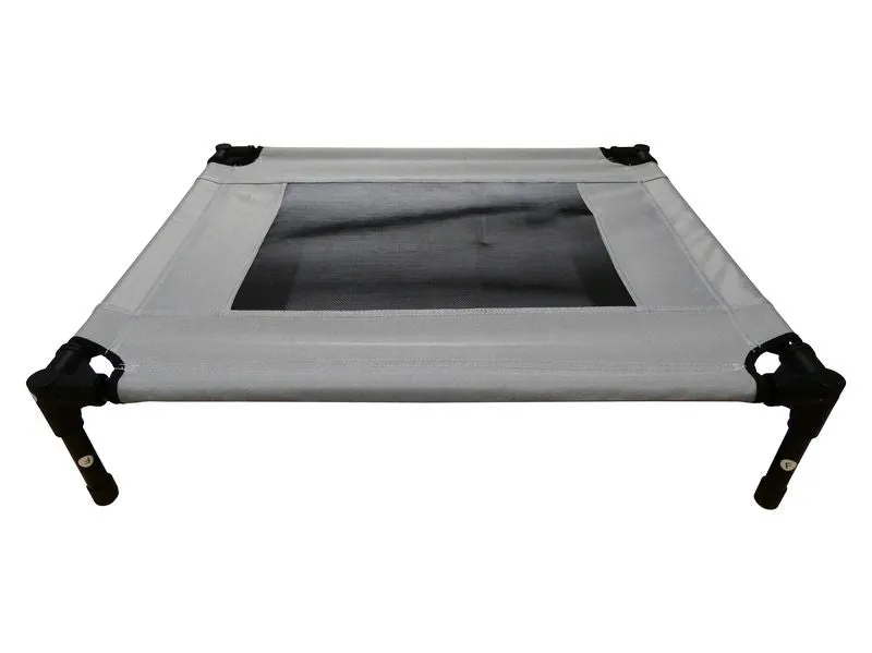 Pawise Pet Cot | Raised Comfort Dog Bed - Grey