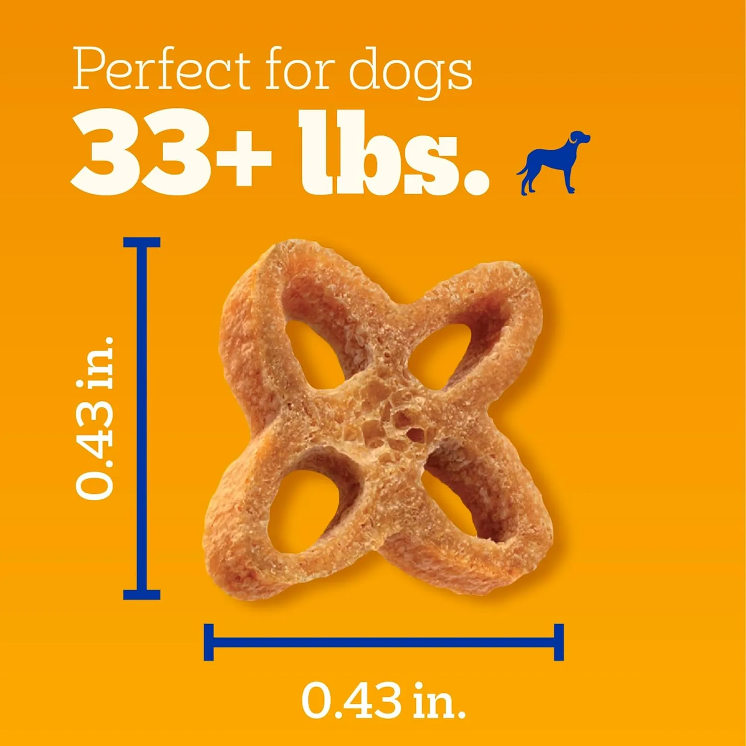 Pedigree Dentastix Chewy Chunx Large Dog Dental Treats Chicken Flavor, 4 oz. Bag