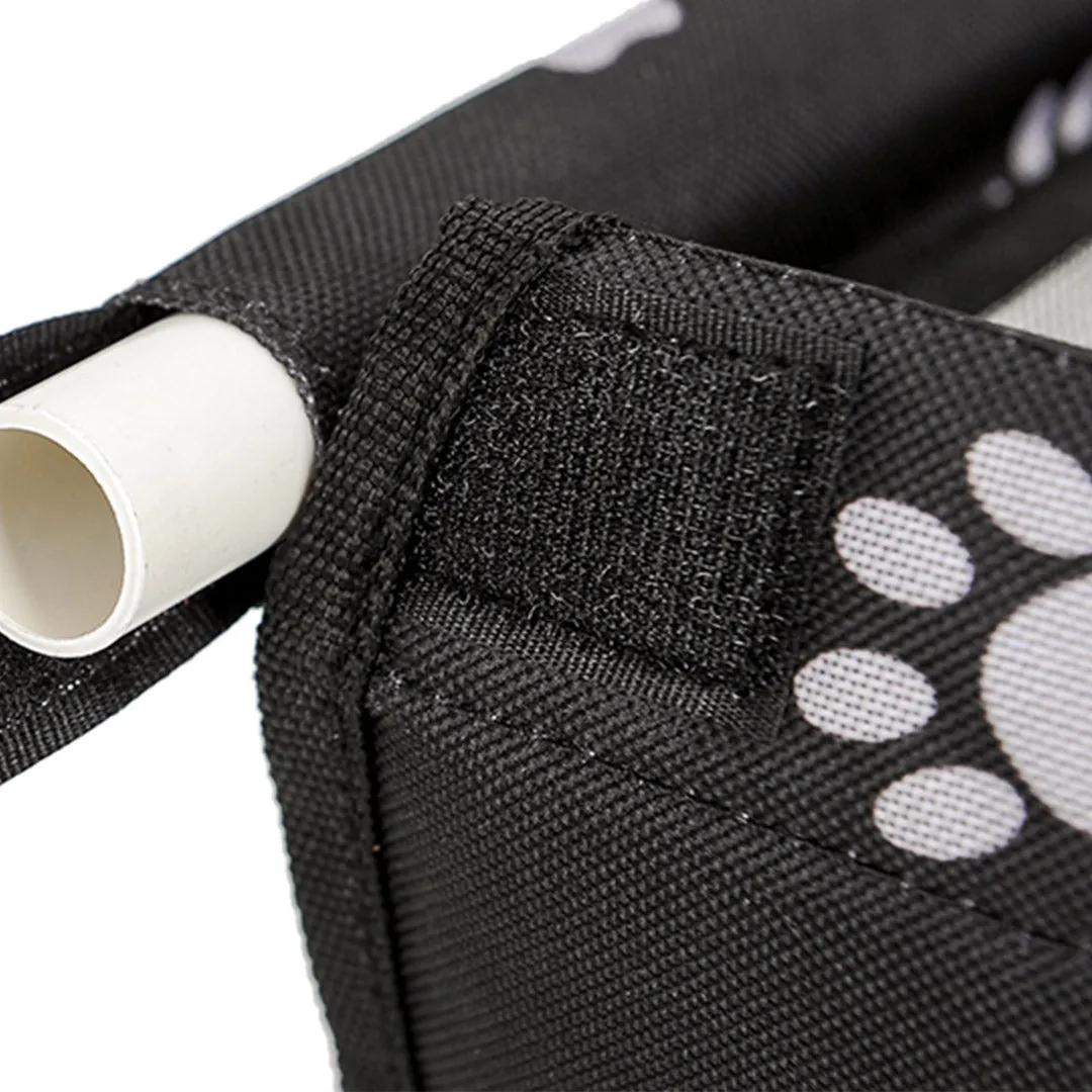 Pet Booster Car Seat Premium Waterproof Breathable Mesh Safety Travel Portable Dog Carrier Bag - Black