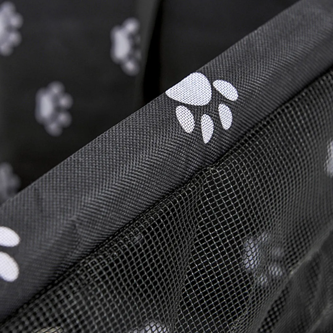 Pet Booster Car Seat Premium Waterproof Breathable Mesh Safety Travel Portable Dog Carrier Bag - Black