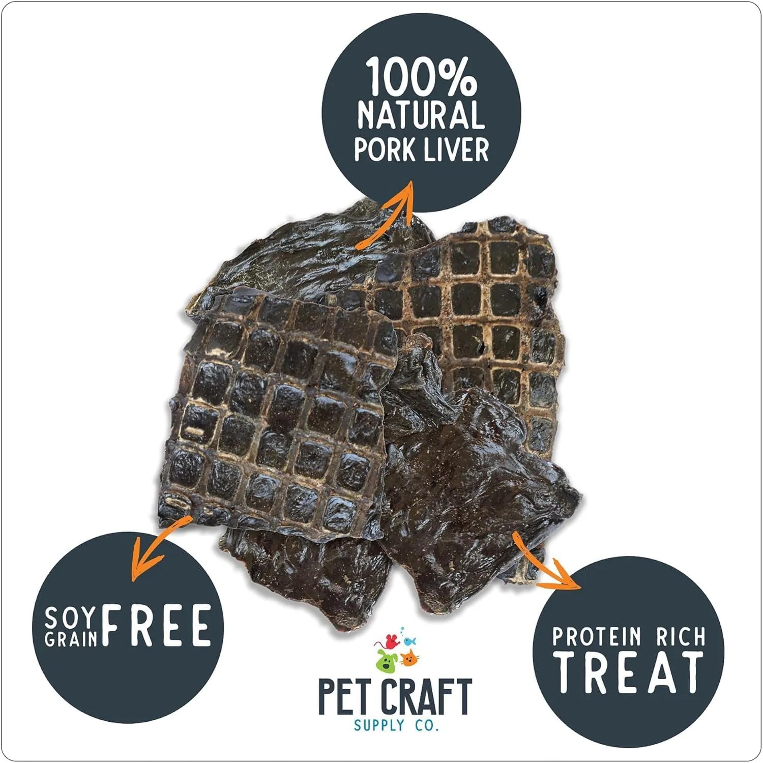 Pet Craft Supply Wild Caught Pure Dehydrated Pacific Salmon Packed with Salmon Oil Natural Dog Treats Alternative to Freeze Dried Healthy Dog and Cat Treats