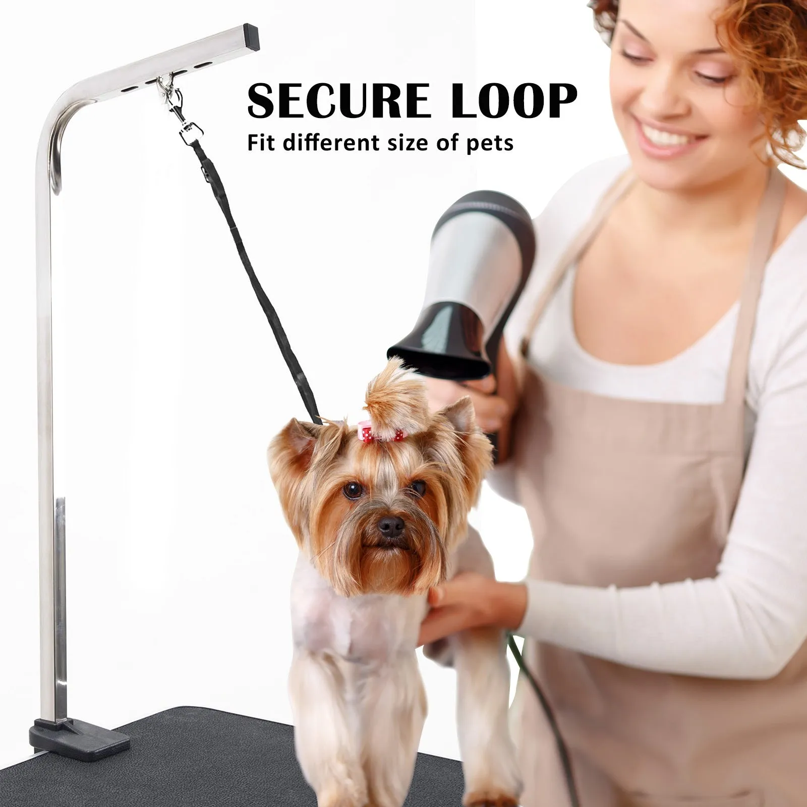 Pet Grooming Salon Table Dog Cat - 78cm Black