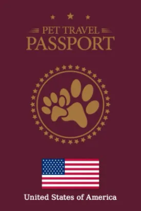 Pet Passport US & Medical Record, for Pet Health and Travel Size 4"x 6": normal USA passport size this Pet Health & Vaccine Track Journal Notebook, ... Record Book For Pet Lovers Dogs Puppies Paperback  May 21, 2022