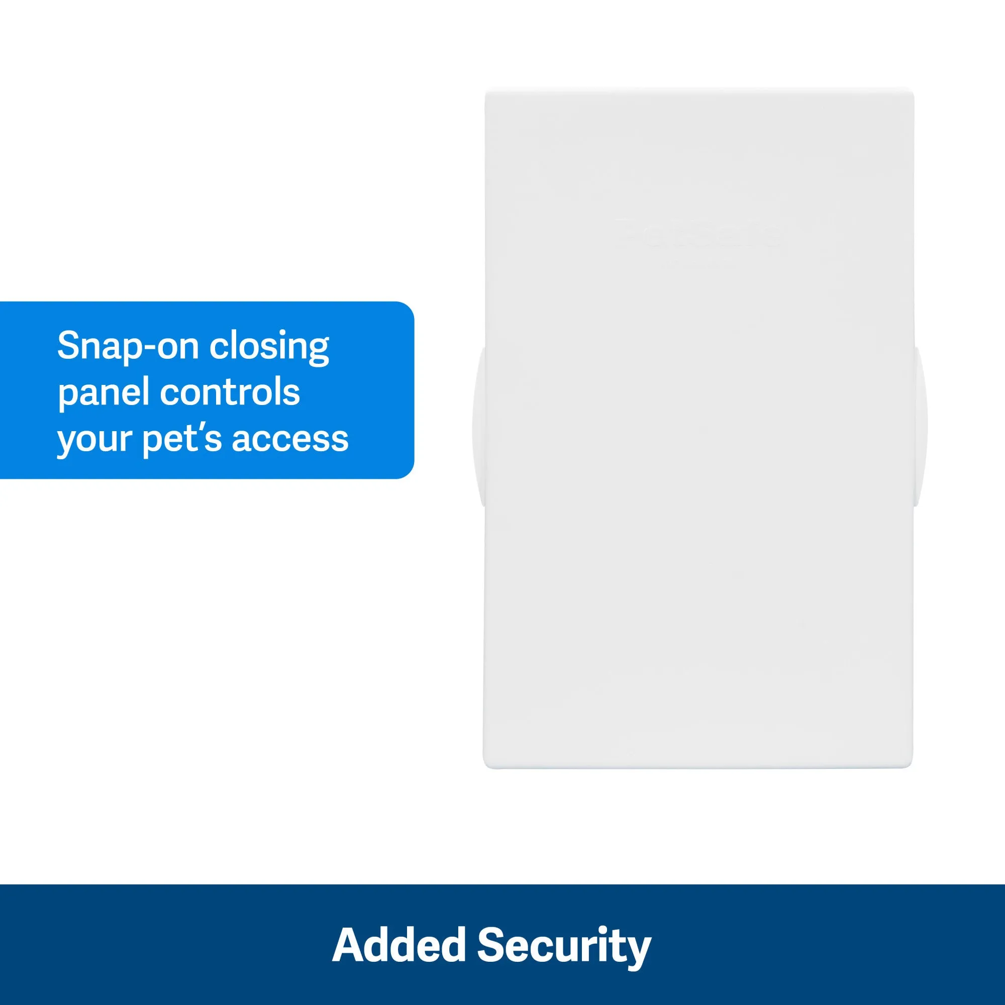 PetSafe Freedom Aluminum Pet Door for Dogs and Cats, Small, White, Tinted Vinyl Flap