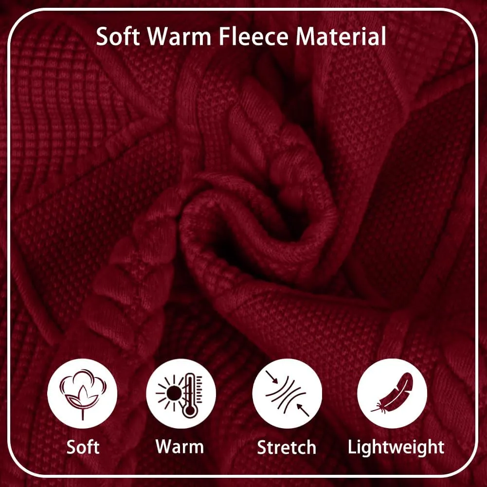 Small Dog Sweater Knitted Pet Sweaters Warm Dog Clothes with Zipper, Hooded Sweatshirt Cable Knitwear Puppy Winter Coat for Small Dogs Girl Boy Soft Cat Apparel(XL, Red)