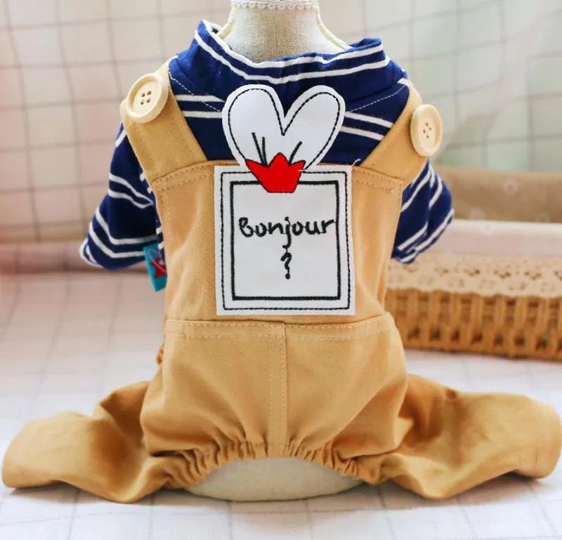 Spring and summer Pet clothes four-legged casual dog clothes