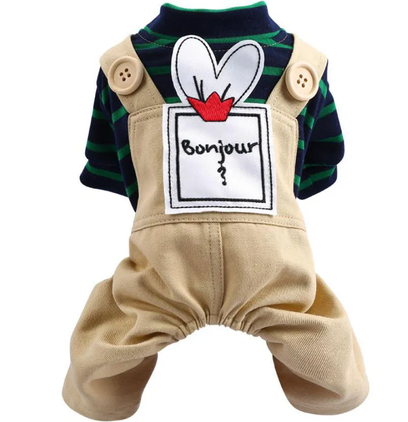 Spring and summer Pet clothes four-legged casual dog clothes