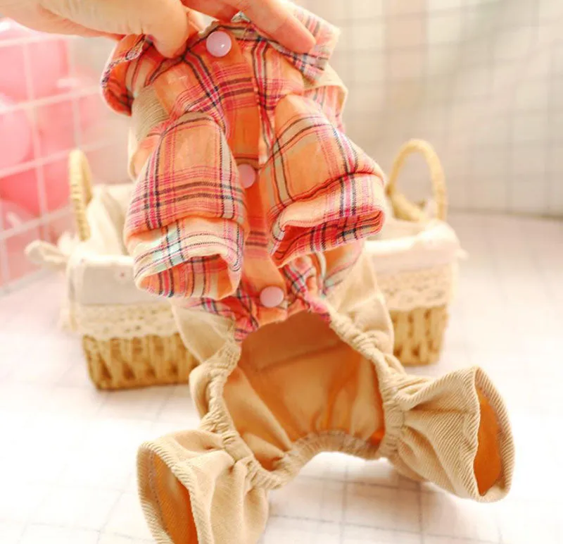 Spring and summer Pet clothes four-legged casual dog clothes