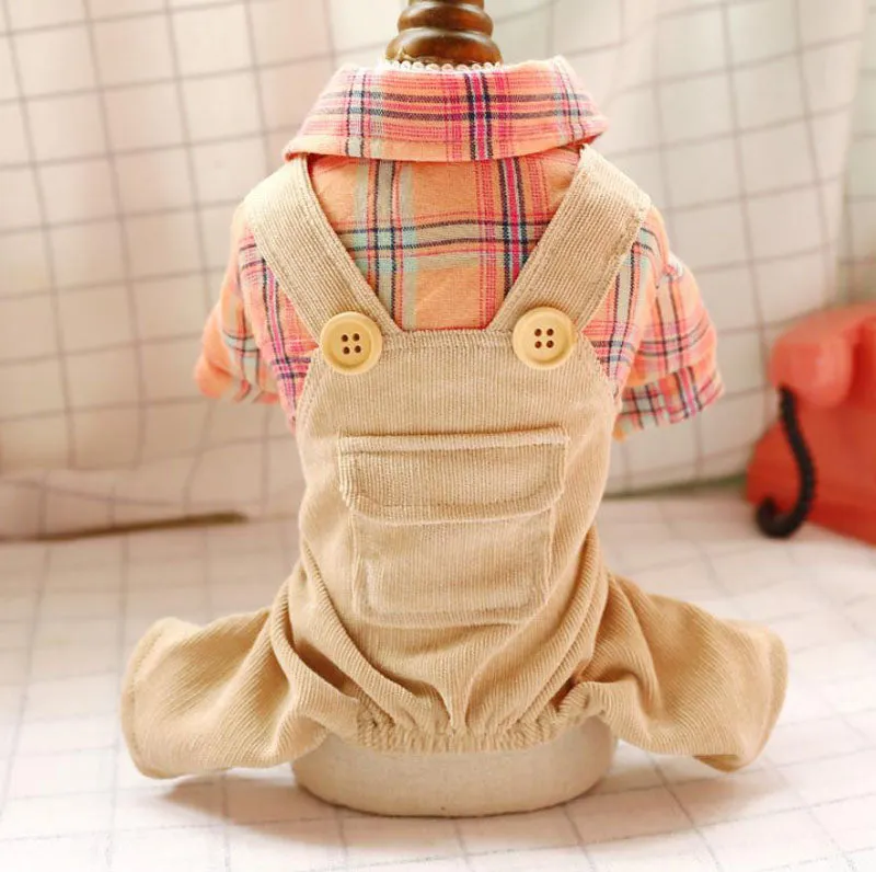 Spring and summer Pet clothes four-legged casual dog clothes