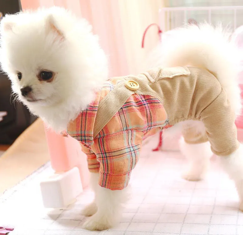 Spring and summer Pet clothes four-legged casual dog clothes