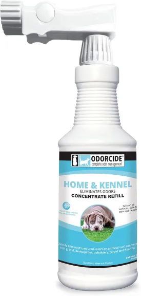 Thornell Odorcide Pet Odor Eliminator for Home & Kennel  All Surfaces Odor Eliminator for Strong Odor  Non-Enzymatic Pet Urine Odor Eliminator Spray  Pet Supplies for Indoors & Outdoors (32 oz)