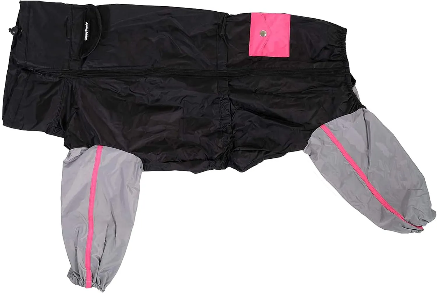 ZippyPaws Adventure Dog Raincoat - Waterproof Rain Jacket for Small & Large Dogs, Reusable Dog Poncho - Pink, Medium